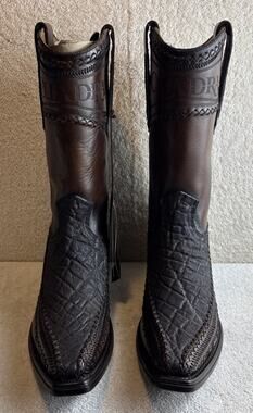 Cuadra Men's Brown 3 Pieces Exotic Leather Western Boots Size 7 EE 54141
